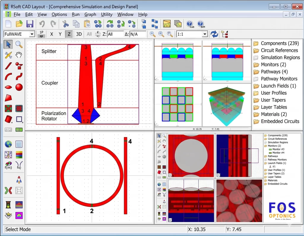 RSOFT CAD Features